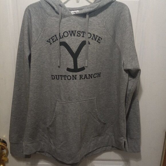 Yellowstone Dutton Ranch Womens XL Long Sleeve Hooded Sweatshirt - Picture 1 of 7